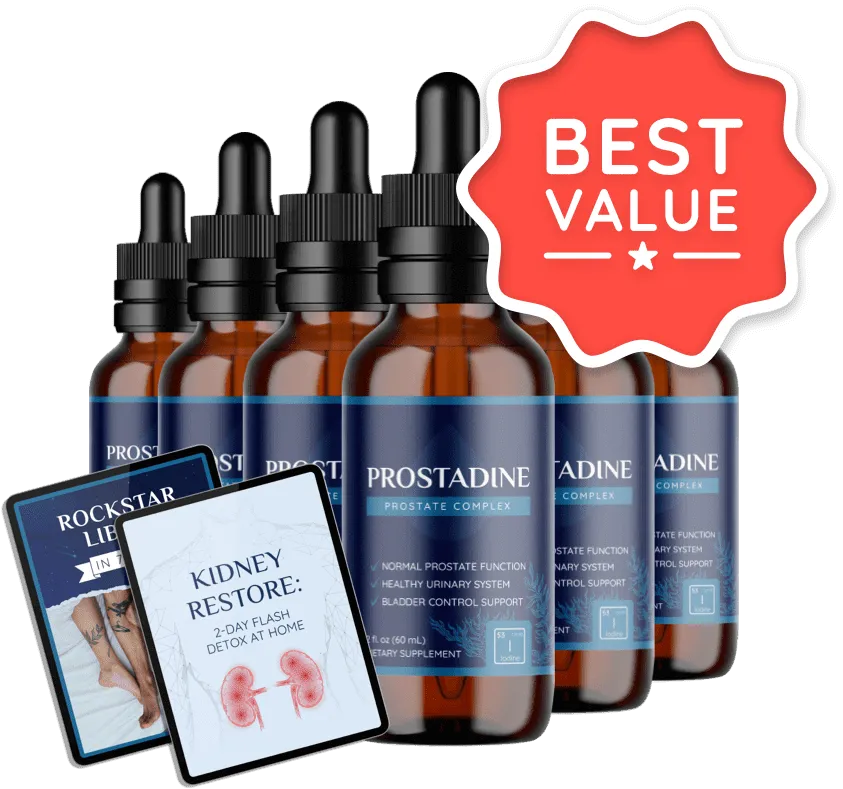 Prostadine Official Website Prostadine 6 bottle supply - best value package for prostate health